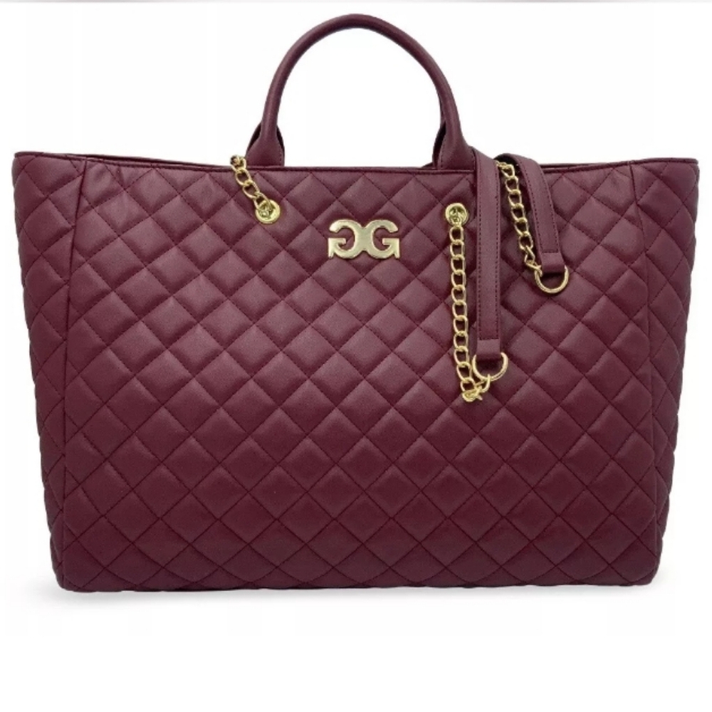GILDA PARIS Large Quilted Tote